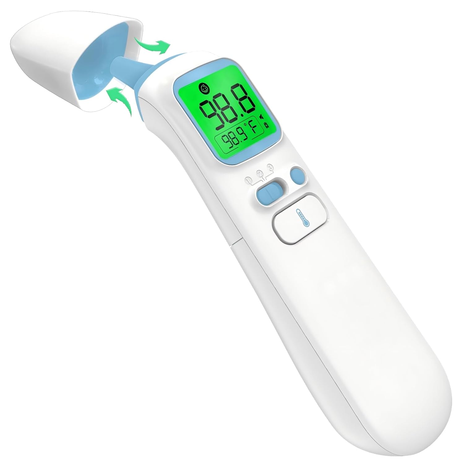 3-in-1 Infrared Ear and Forehead Digital Thermometer for Adults, Kids, Baby

