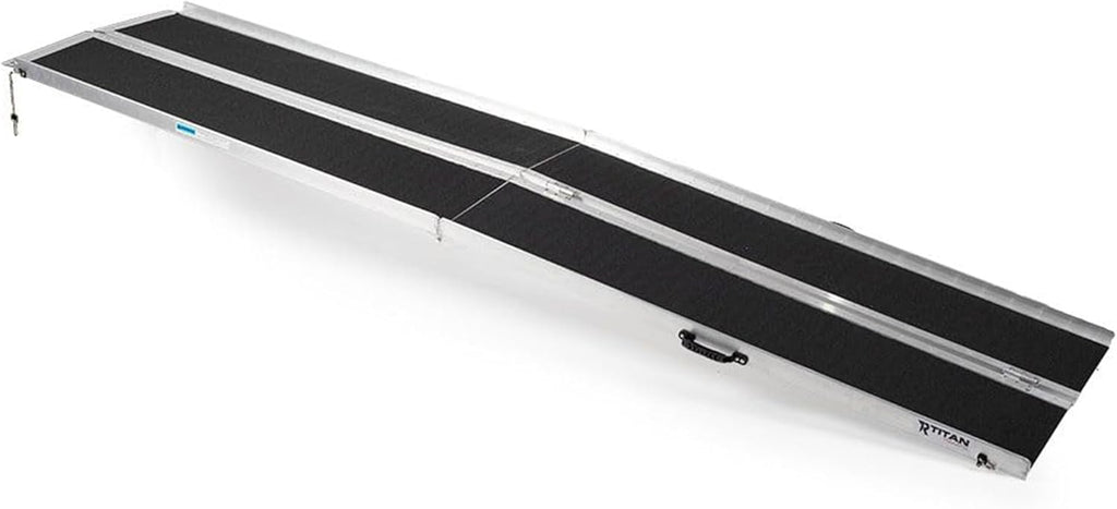 Titan Ramps Multi-Fold Wheelchair Ramp, Folding Aluminum Scooter Ramp

