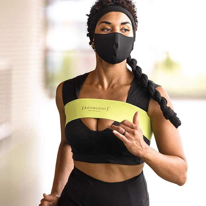 Boobuddy Breast Support Band, Sports Bra Boob Stabilizer Compression Strap

