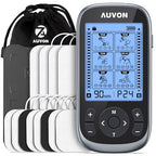 AUVON 3-in-1 TENS EMS Relax Muscle Stimulator with 40 Intensities and 24 Modes