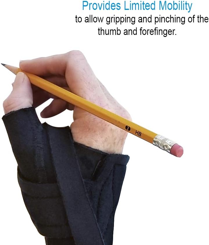 Comfort Cool Thumb CMC Restriction Splint Brace for Support and Compression

