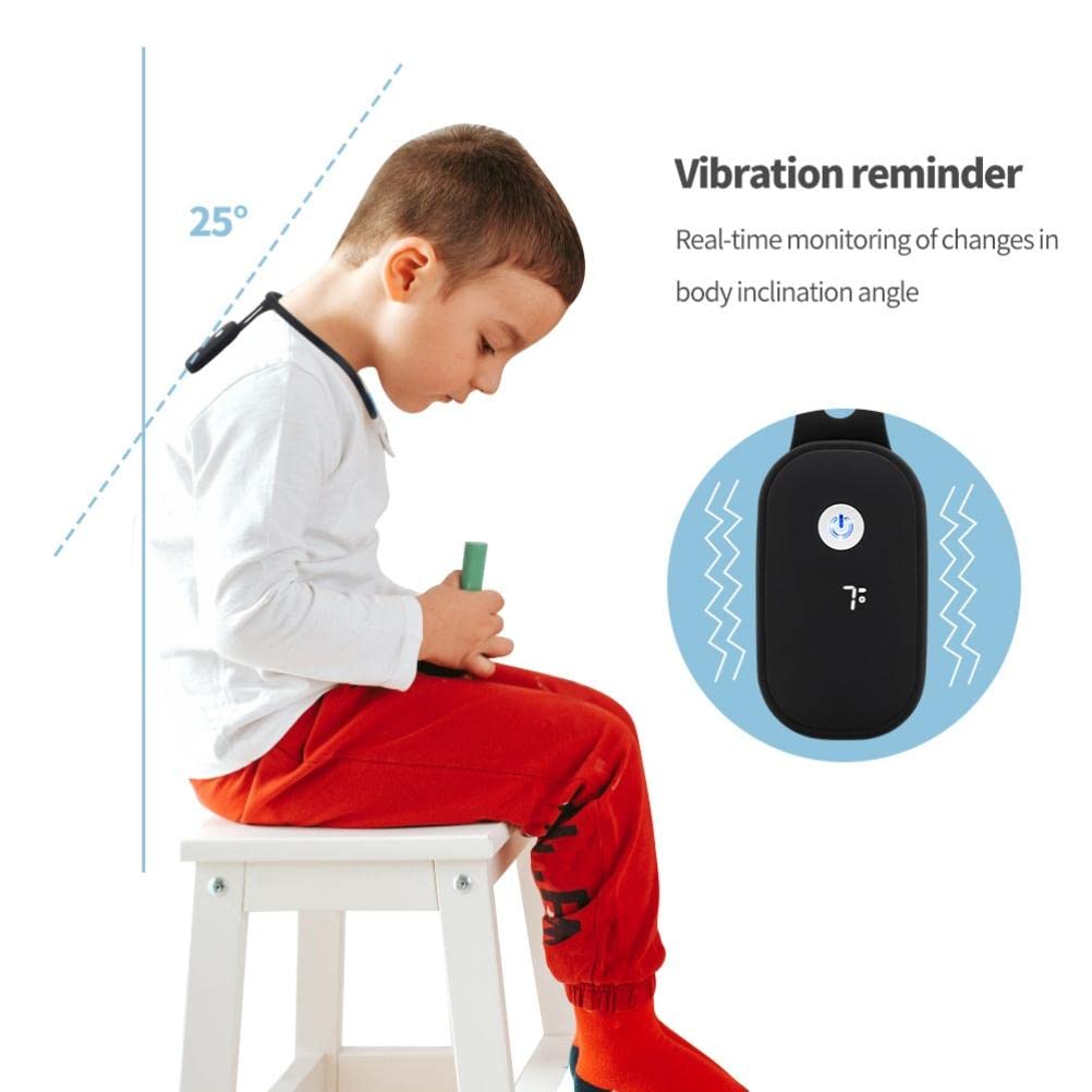 Hanging Neck Posture Corrector Strap, Rechargeable Silicone Smart Induction

