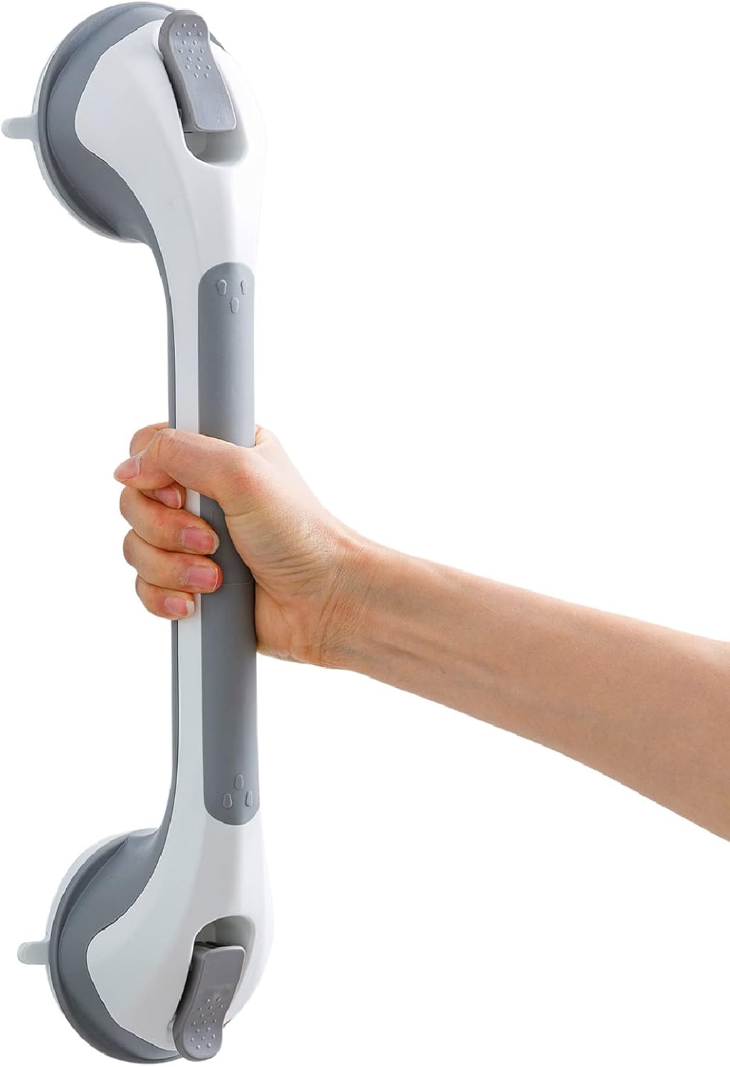 TAILI 16 inch Suction Cup Shower Grab Bar, Removable Bathroom Safety Handle

