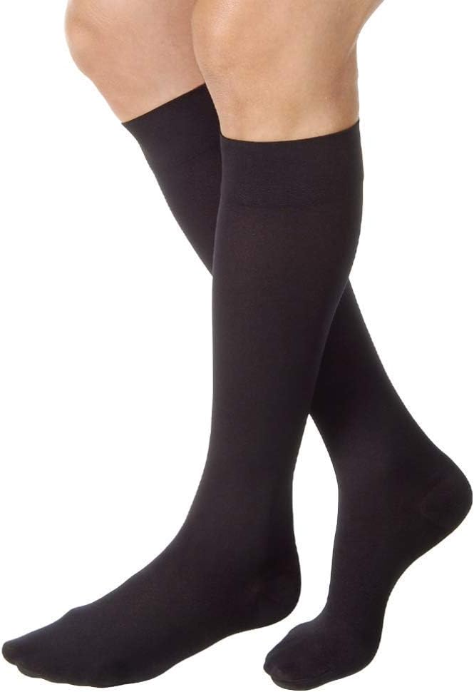 JOBST Relief Knee High Graduated Compression Socks 15-20 mmHg Closed Toe Latex Free

