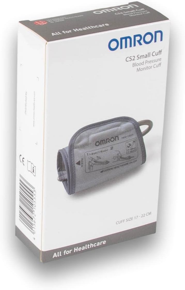 Omron blood pressure monitor cuff for upper arm, Small size 17–22 cm

