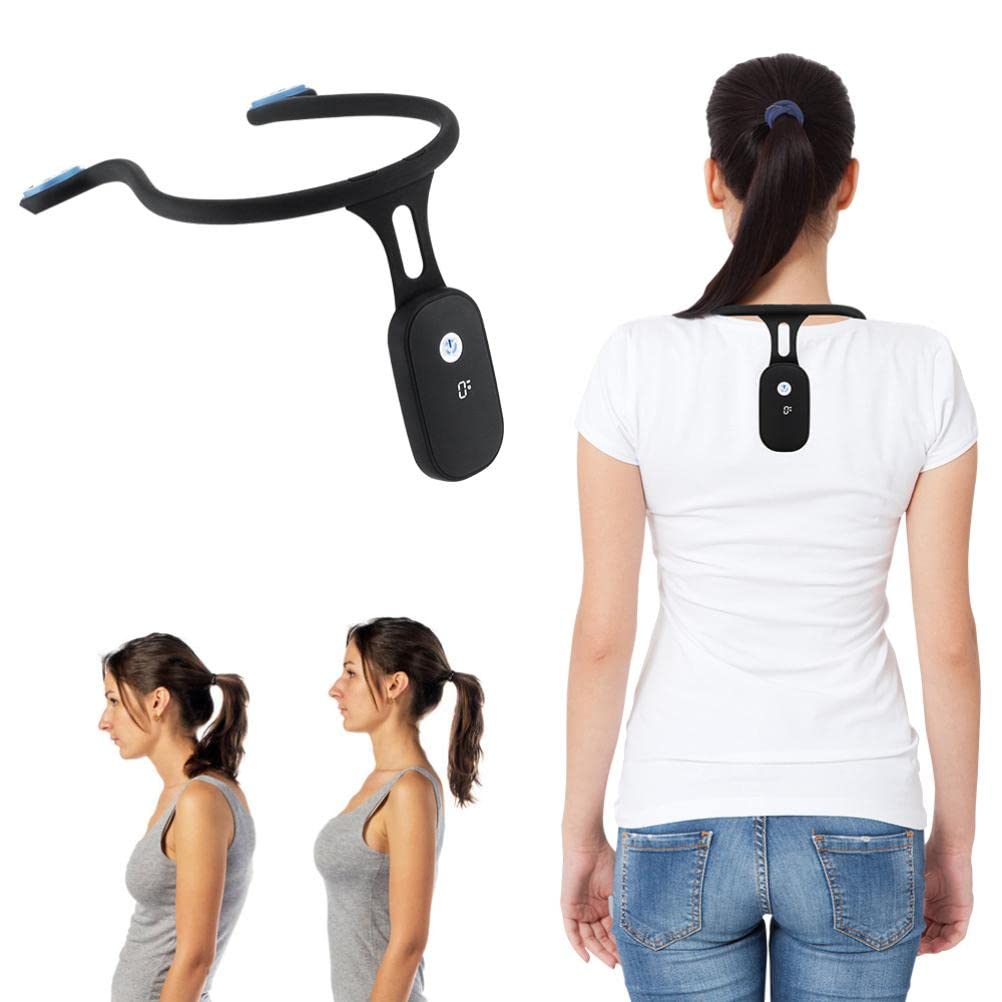 Hanging Neck Posture Corrector Strap, Rechargeable Silicone Smart Induction

