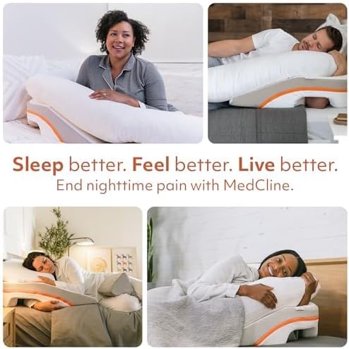 MedCline GERD Bed Wedge Pillow with Arm Pocket for Inclined Sleep

