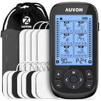 AUVON 3-in-1 TENS EMS Relax Muscle Stimulator with 40 Intensities and 24 Modes