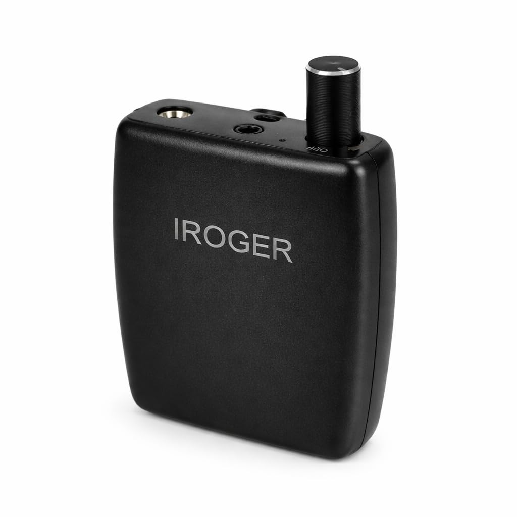 iRoger Personal Sound Amplifier for Seniors, Rechargeable Hearing Aid Headphones

