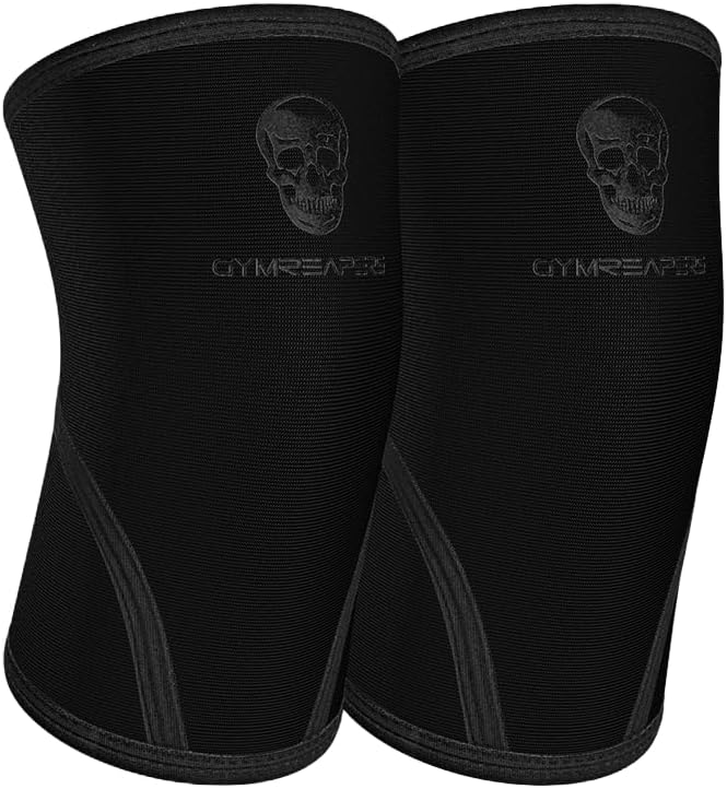 Gymreapers 5mm Neoprene Elbow Compression Sleeves for Weightlifting Support

