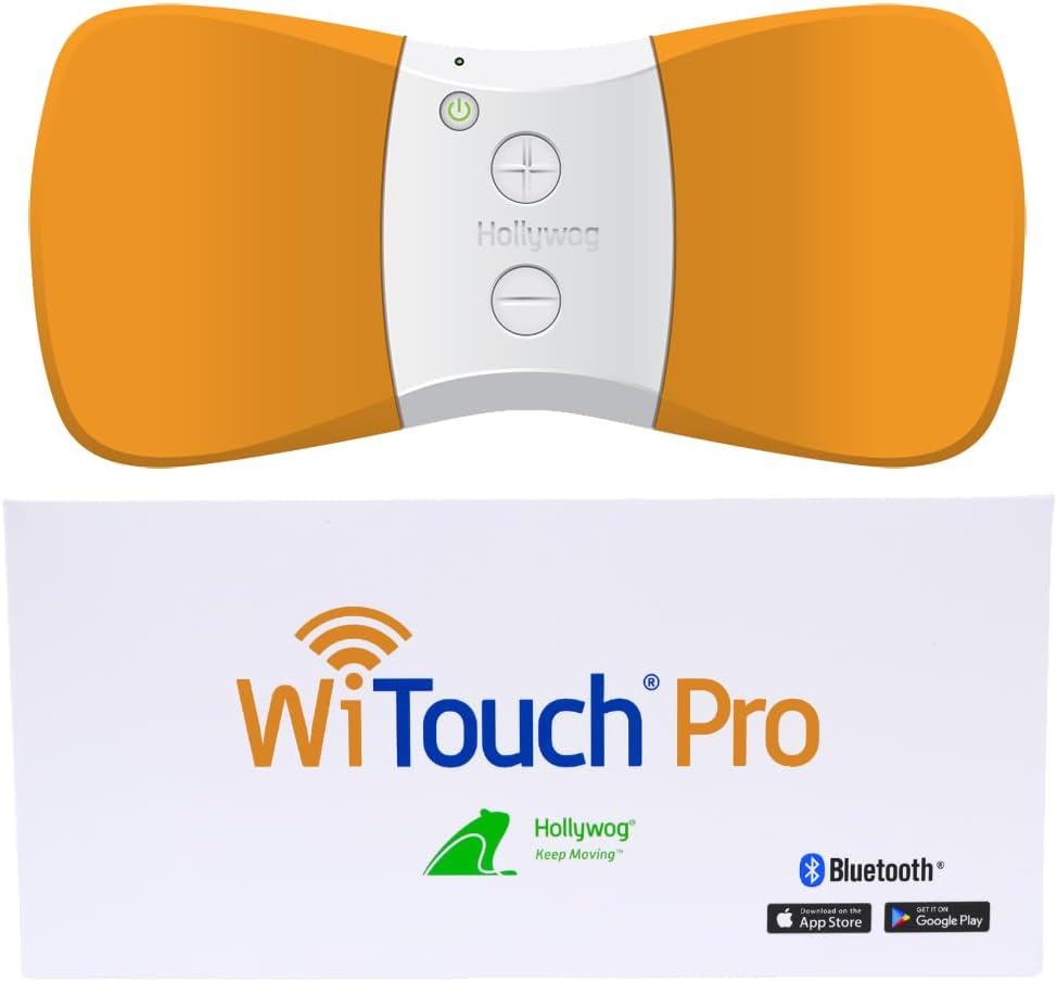 WiTouch Pro Wireless TENS Unit for Back Pain Relief, Wearable Muscle Stimulator

