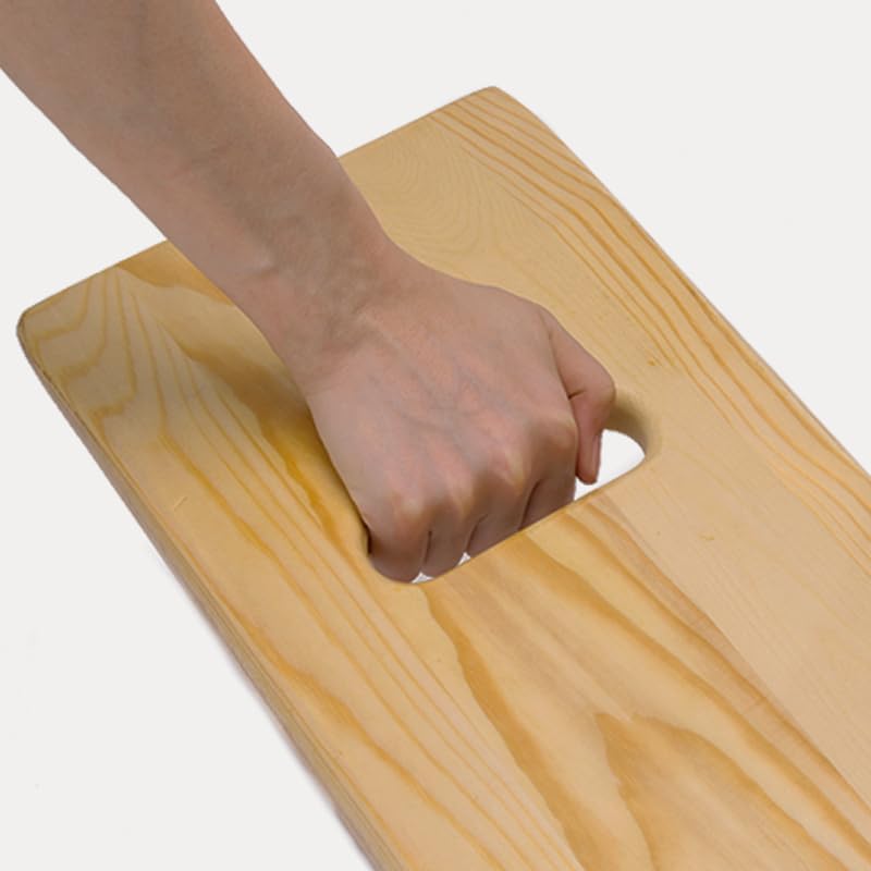 Slide Transfer Board with Handles, Heavy-Duty Wood Mobility Aid, 500 lb Capacity

