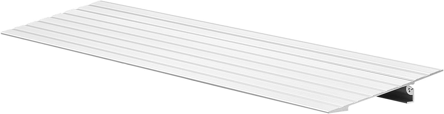 VEVOR Aluminum Door Threshold Ramp for Wheelchairs, Handicap Steps, 800 lb Load

