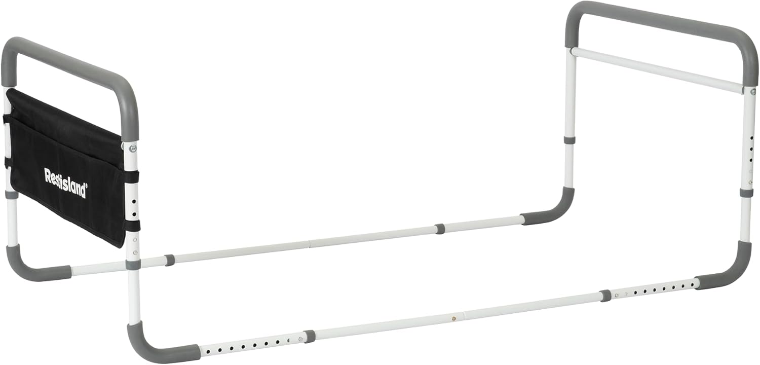 Dual Bed Side Hand Rail Adjustable Bed Assist for Seniors, Elderly, Hospital Use

