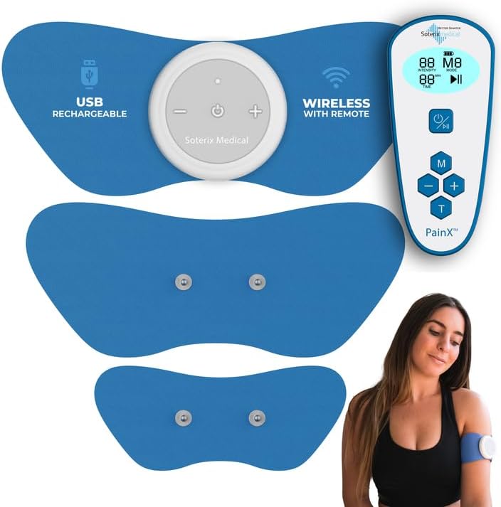 Soterix Medical Electrotherapy Device with Remote Control, Cordless Recharge Option

