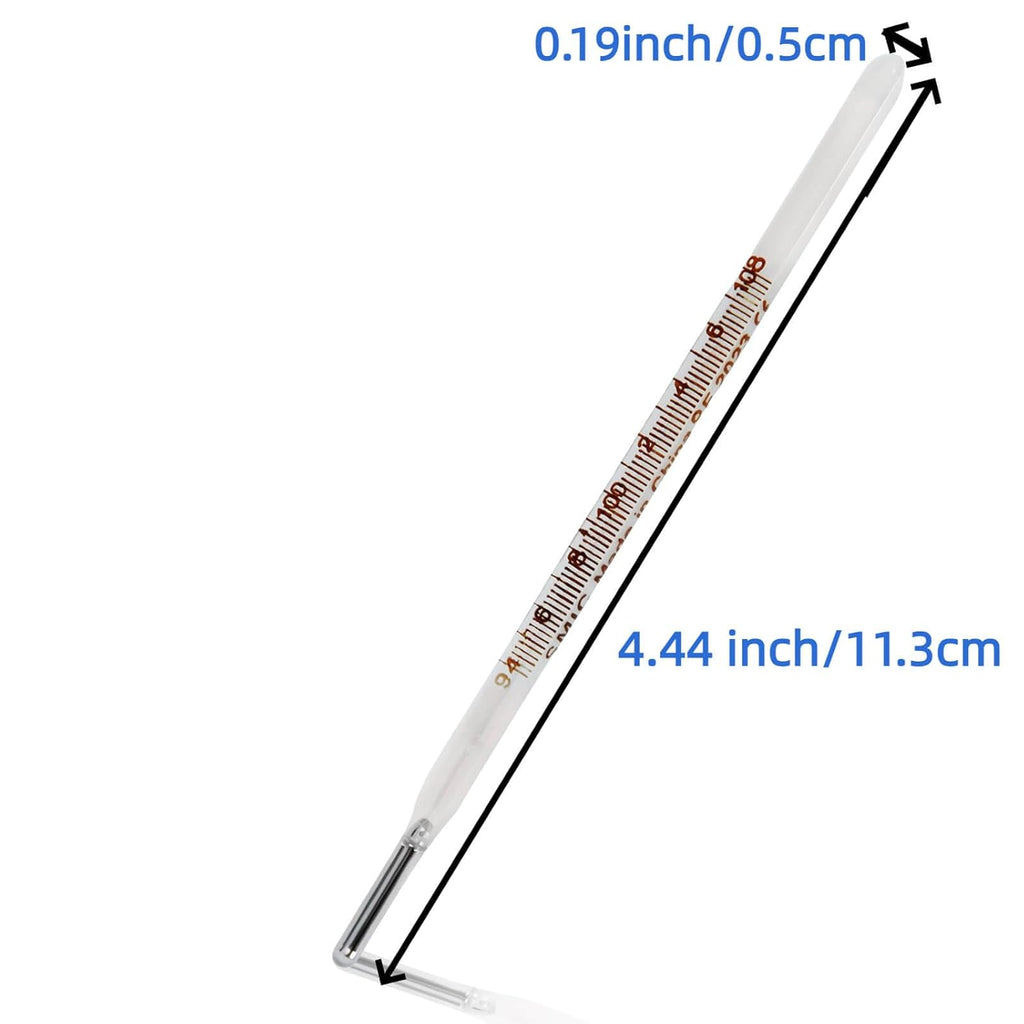 HARIKA LIFE Glass Oral Thermometer for Adults and Kids, Fahrenheit Scale

