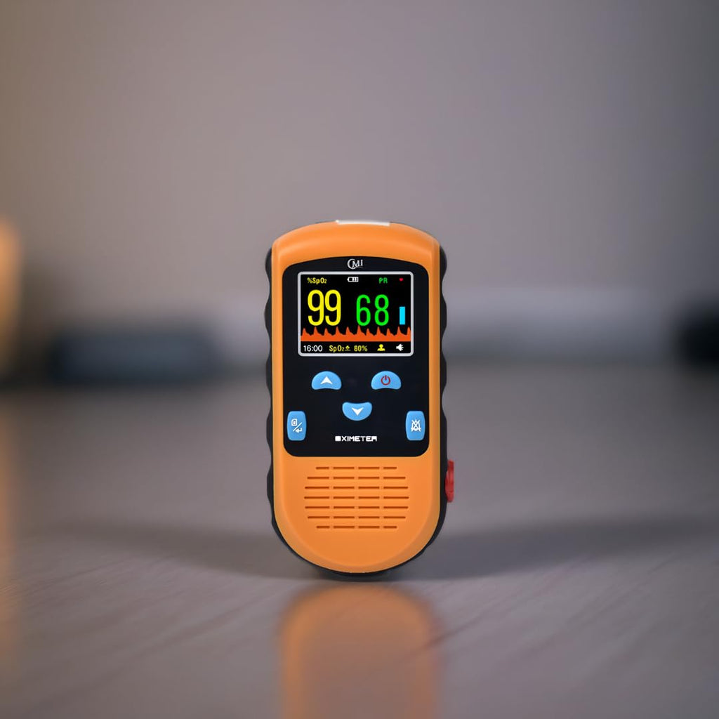 CMI Health Rechargeable Pulse Oximeter for Adult Finger, SpO2 and Pulse Monitor

