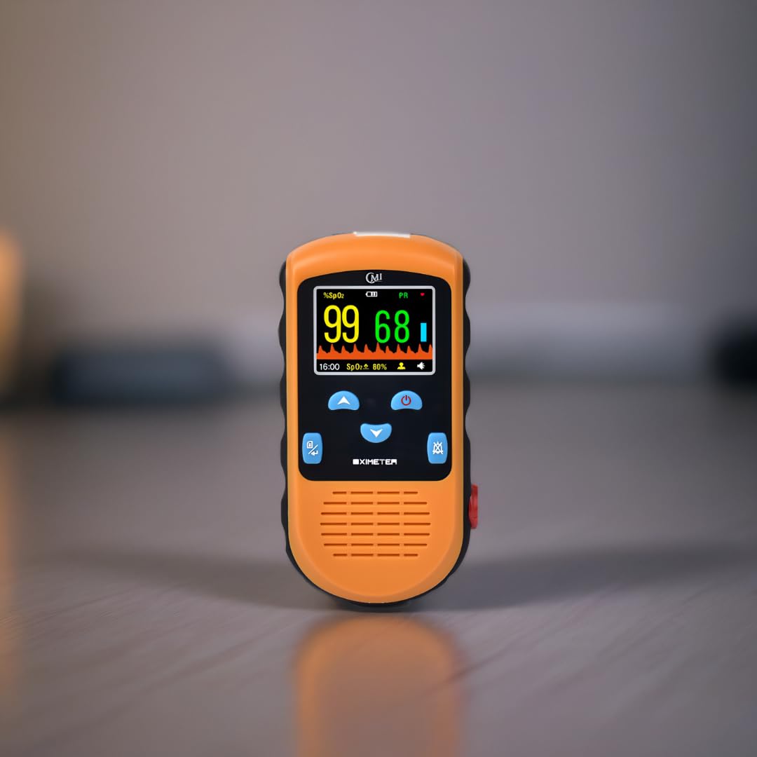 CMI Health Rechargeable Pulse Oximeter for Adult Finger, SpO2 and Pulse Monitor

