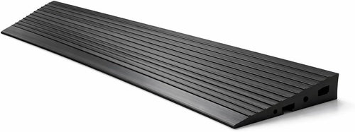 1-Inch Natural Rubber Wheelchair Threshold Ramp, Non-Slip, 2200 lb, Cuttable

