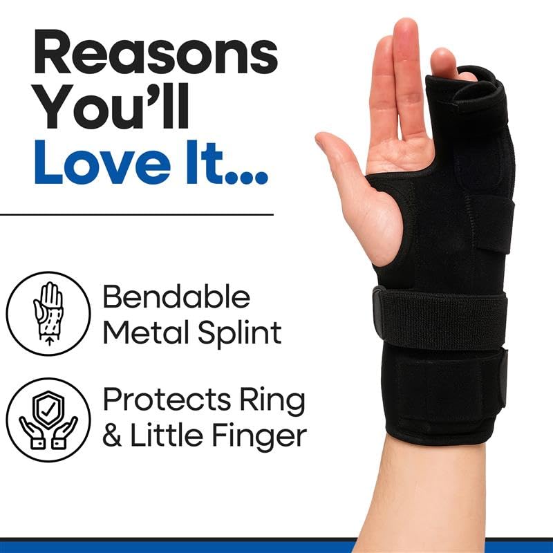 Armstrong America Pinky Finger Splint Boxer Fracture Ulnar Gutter Hand Brace


