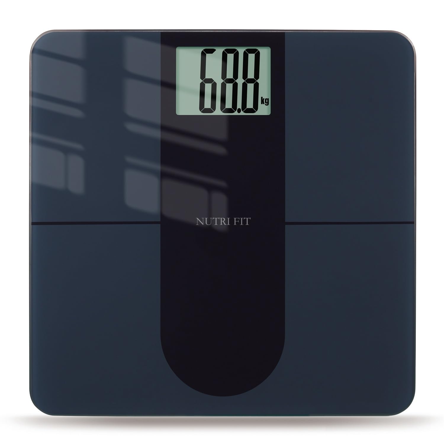 NUTRI FIT Digital Bathroom Scale for Body Weight, 550 lb Capacity, Large Display

