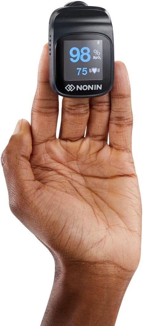 Nonin TruO2 OTC Pulse Oximeter 3250 Fingertip SpO2 Monitor, FDA Cleared


