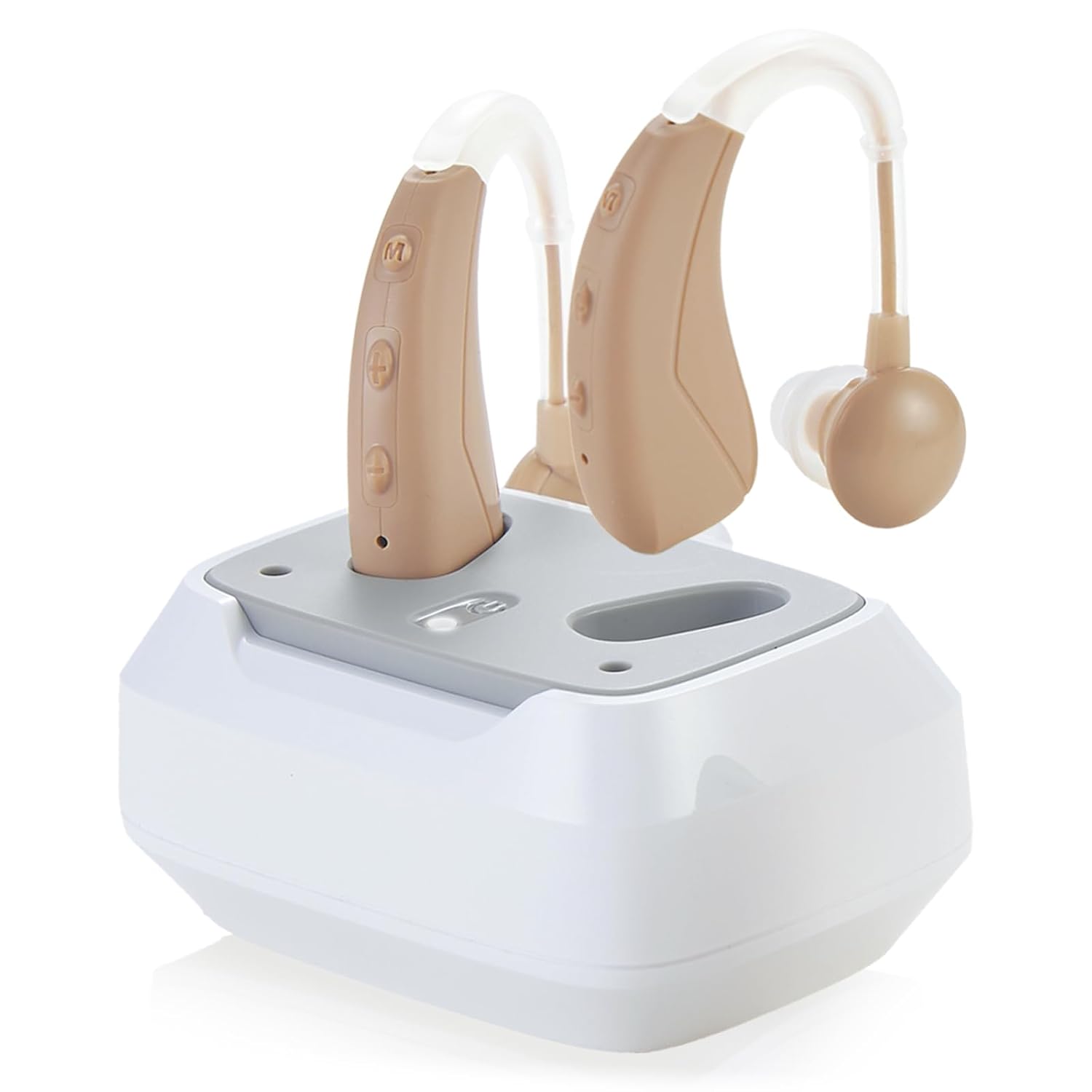 Rechargeable Hearing Aids for Seniors Noise Reduction, 4 Modes, Adjustable Volume

