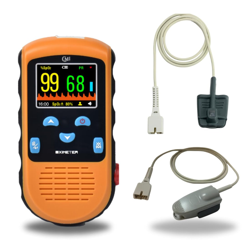 CMI Health Rechargeable Pulse Oximeter for Adult Finger, SpO2 and Pulse Monitor

