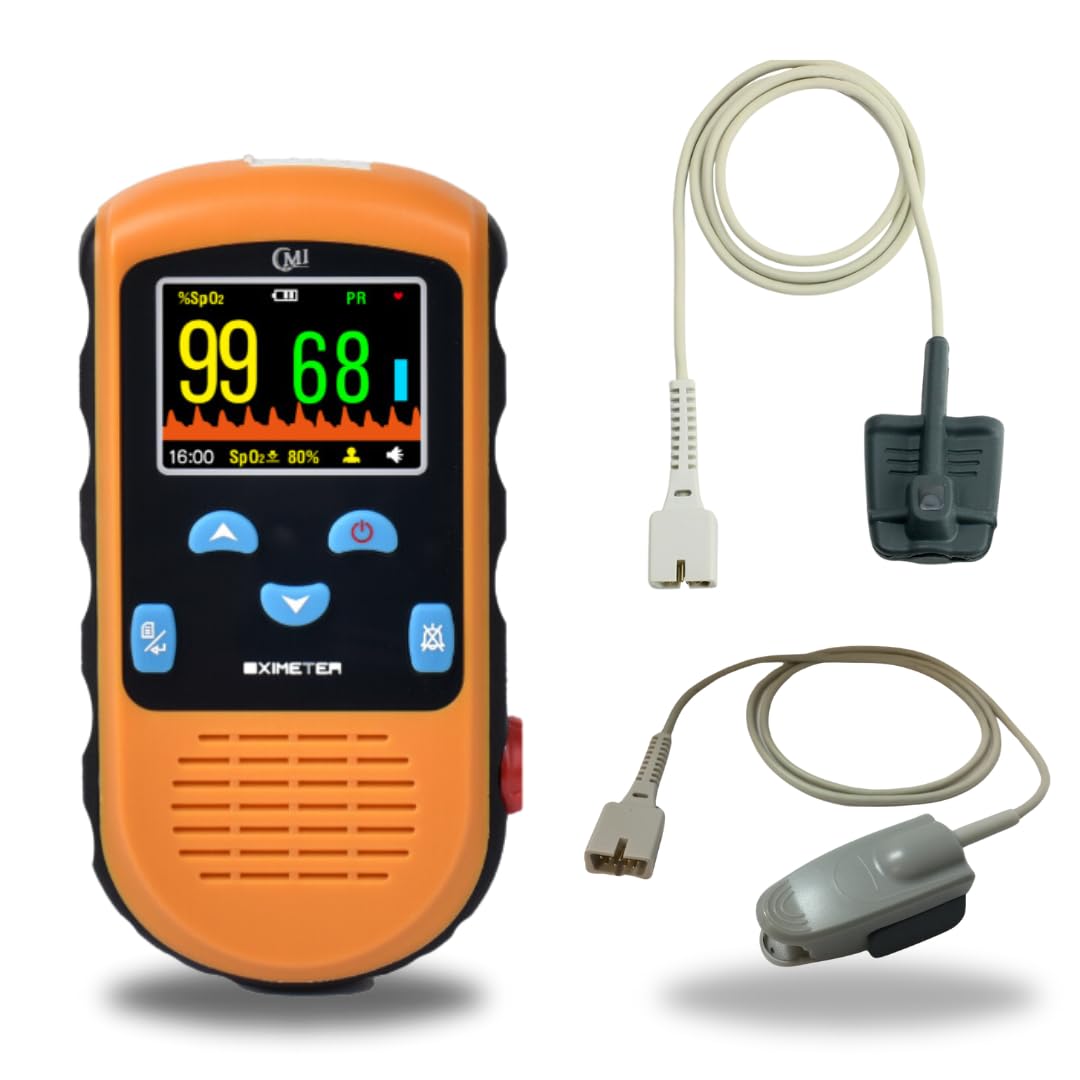 CMI Health Rechargeable Pulse Oximeter for Adult Finger, SpO2 and Pulse Monitor

