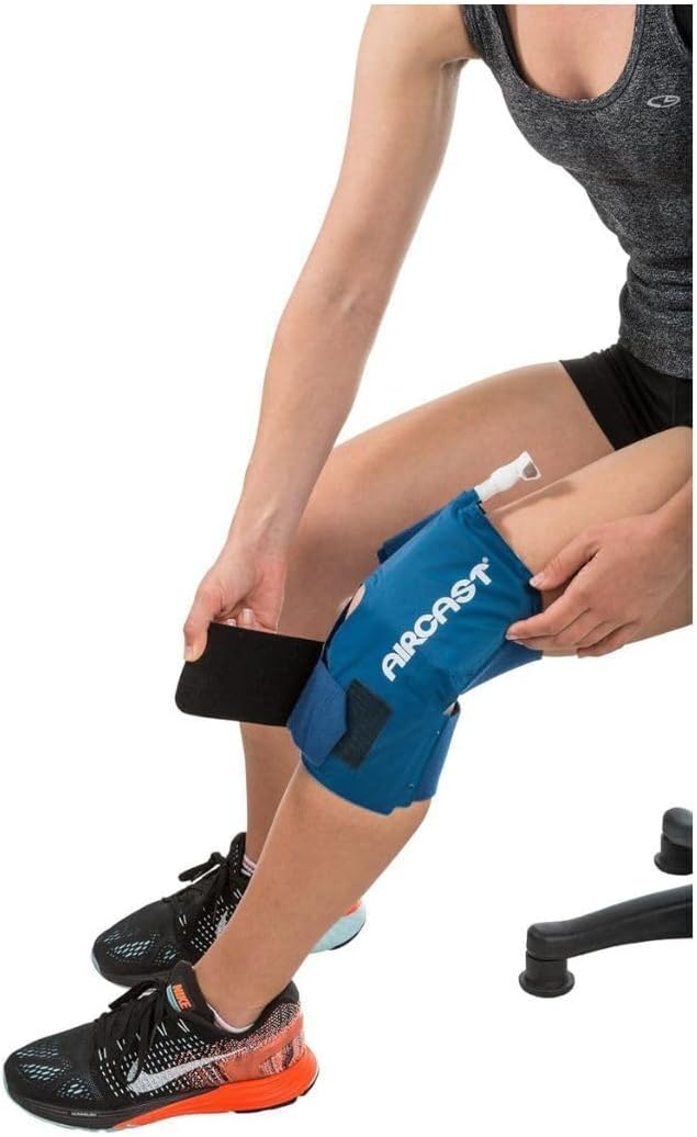Aircast Knee Cryo/Cuff Cold Therapy with Non-Motorized Gravity Cooler

