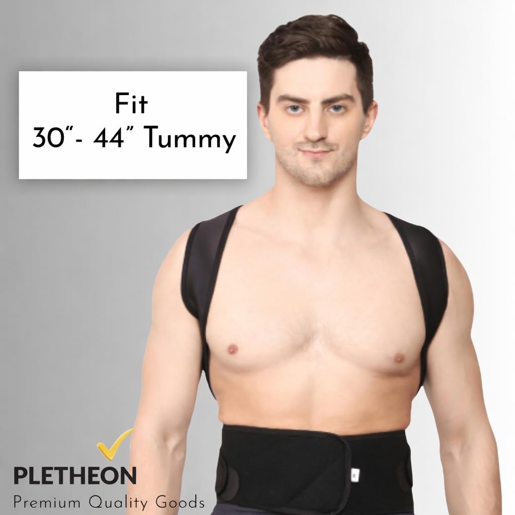 Posture Corrector for Men and Women, Adjustable Upper Back Shoulder Brace

