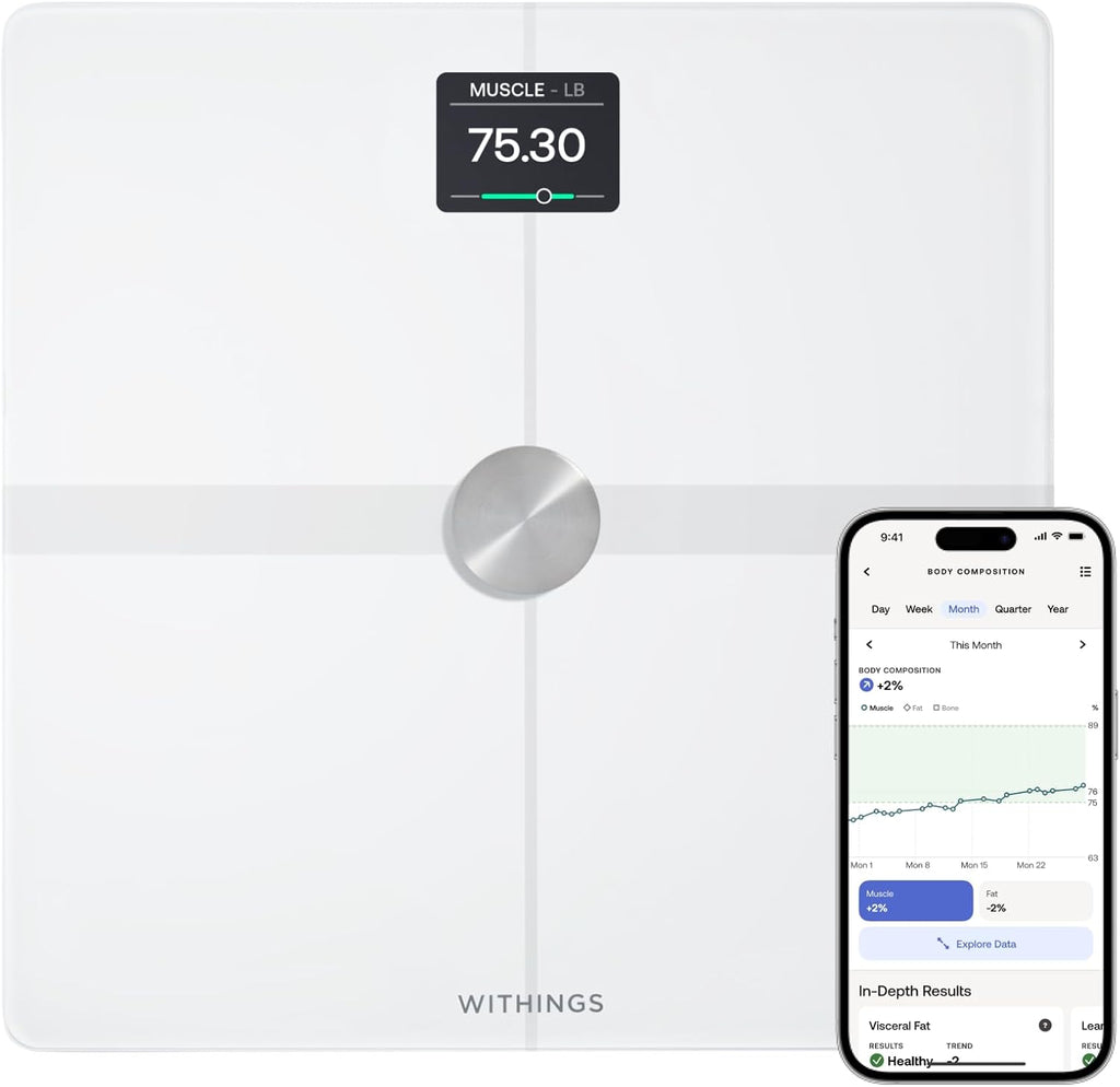 Withings Body Smart Smart Scale for Body Weight and Body Fat WiFi Bluetooth

