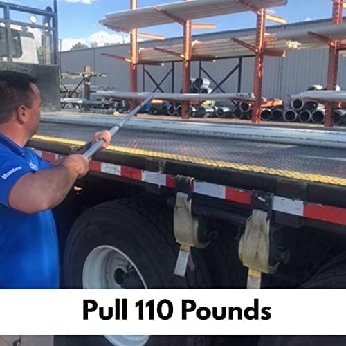 GRAB-IT 6 ft Truck Cargo Retriever Heavy-Duty Grabber Reach Tool, 110 lb Pull

