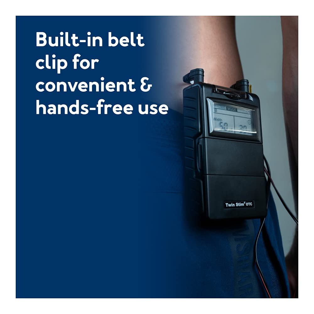 Roscoe Medical Dual Channel TENS and EMS Muscle Stimulator for Pain Relief

