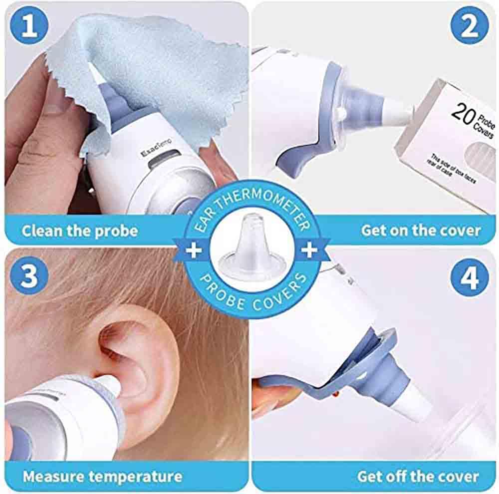 Braun Disposable Ear Thermometer Probe Covers, Lens Filters for Digital Thermometers

