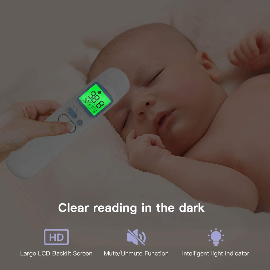 3-in-1 Infrared Ear and Forehead Digital Thermometer for Adults, Kids, Baby

