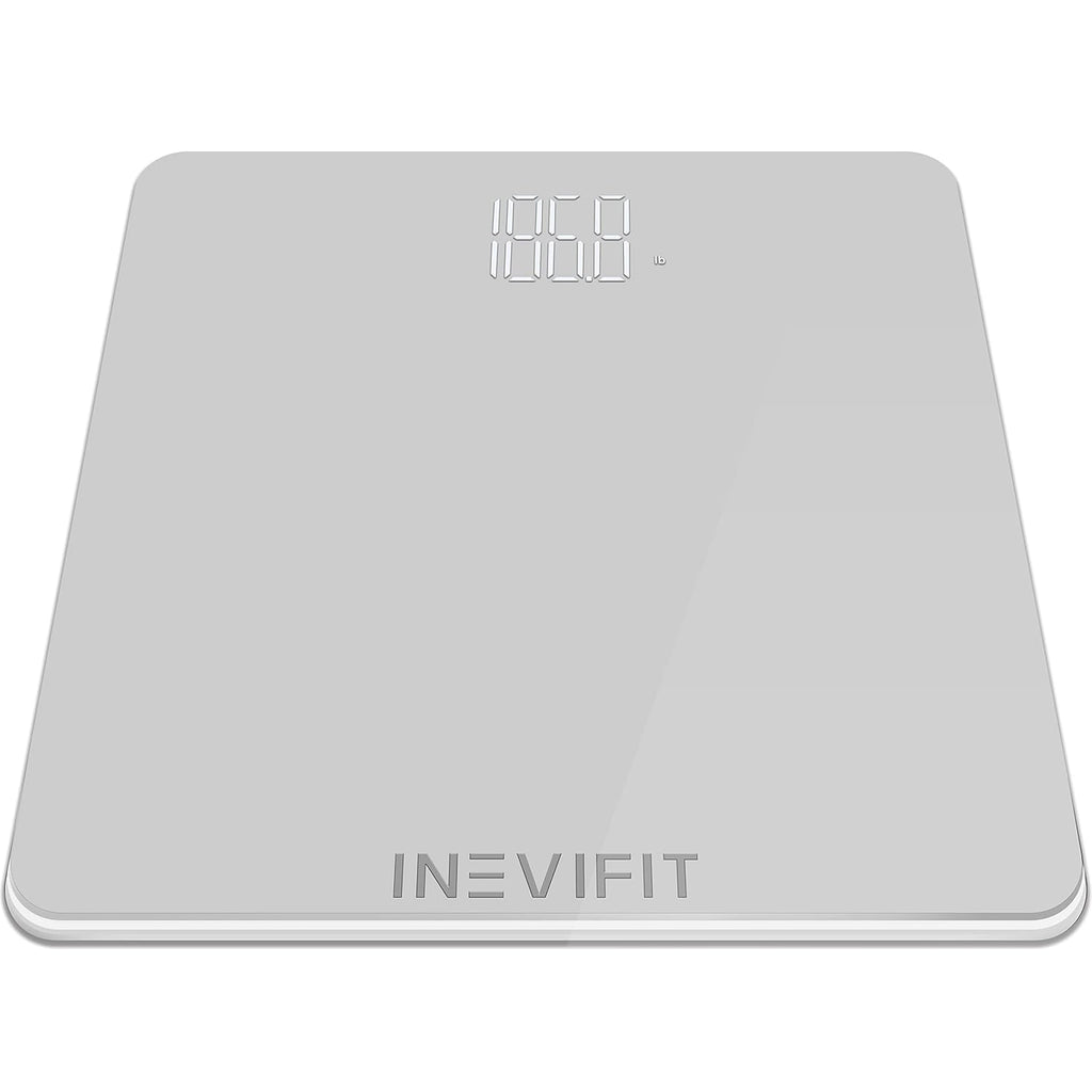 INEVIFIT Digital Bathroom Scale, Tempered Glass Body Weight Scale up to 400 lb

