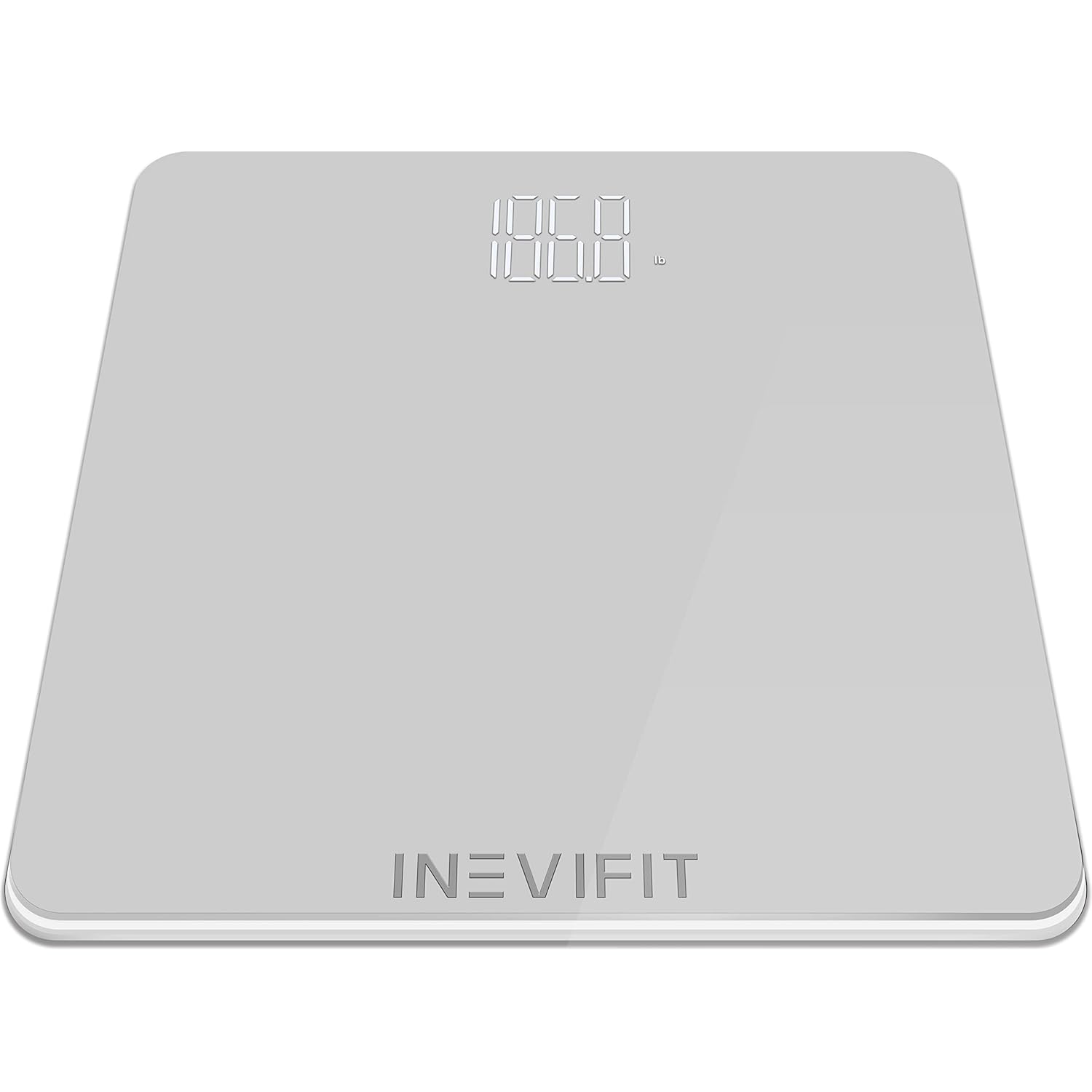INEVIFIT Digital Bathroom Scale, Tempered Glass Body Weight Scale up to 400 lb

