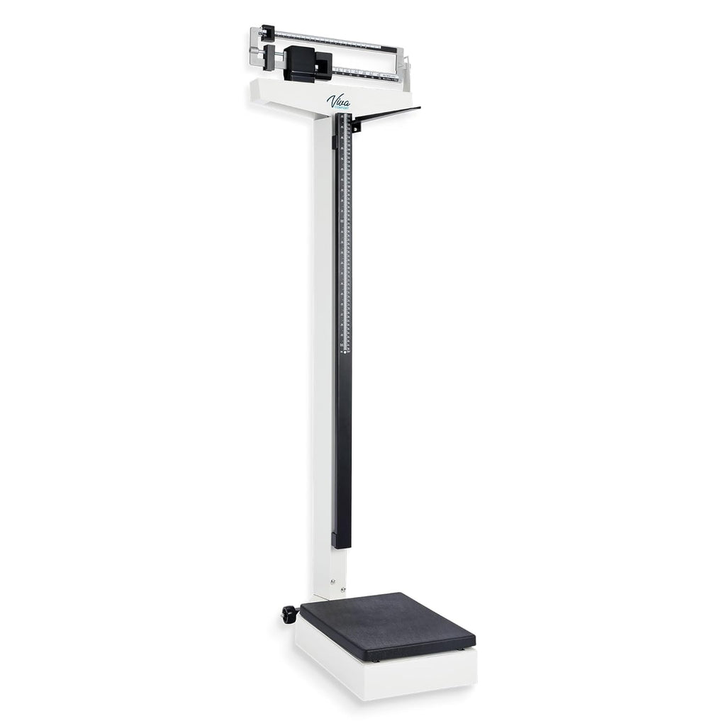 VivaComfort Medical Office Beam Scale, Analog Height and Weight Scale, 440 lb

