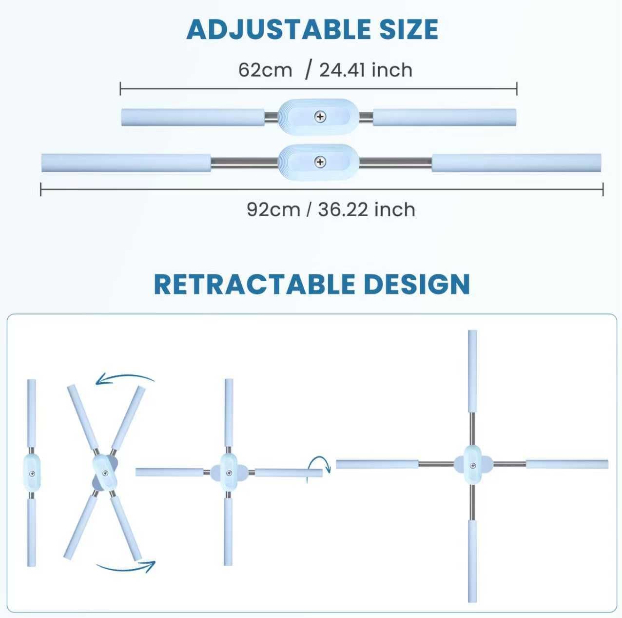 Posture Corrector Yoga Stick Back Cross Orthosis Stretching Rod Foam Stainless Steel

