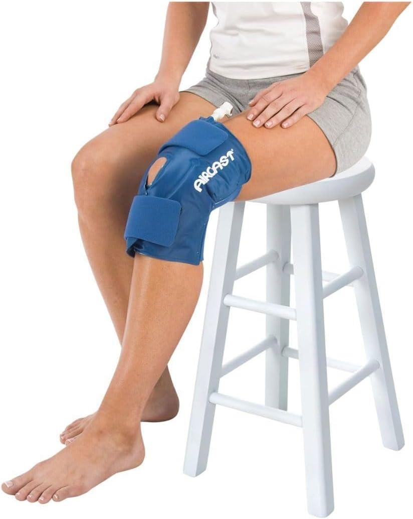 Aircast Knee Cryo/Cuff Cold Therapy with Non-Motorized Gravity Cooler

