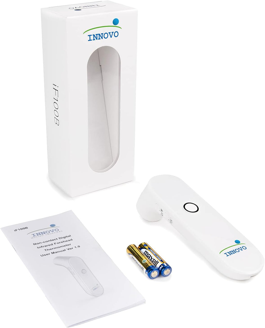 Innovo iF100B Touchless Digital Temperature Monitor with Fever Alert Detection

