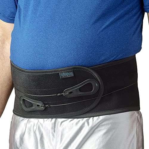 Aspen Lumbar Support Back Brace with Patented Pulley System for Targeted Compression

