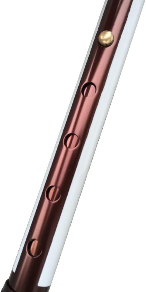 Adjustable Folding Walking Cane Support Stick for Mobility, 4-Section, 31.5–35.4 in

