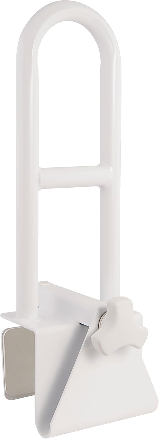 Vaunn Medical Bathtub Safety Rail Shower Grab Bar Handle, Stainless Steel

