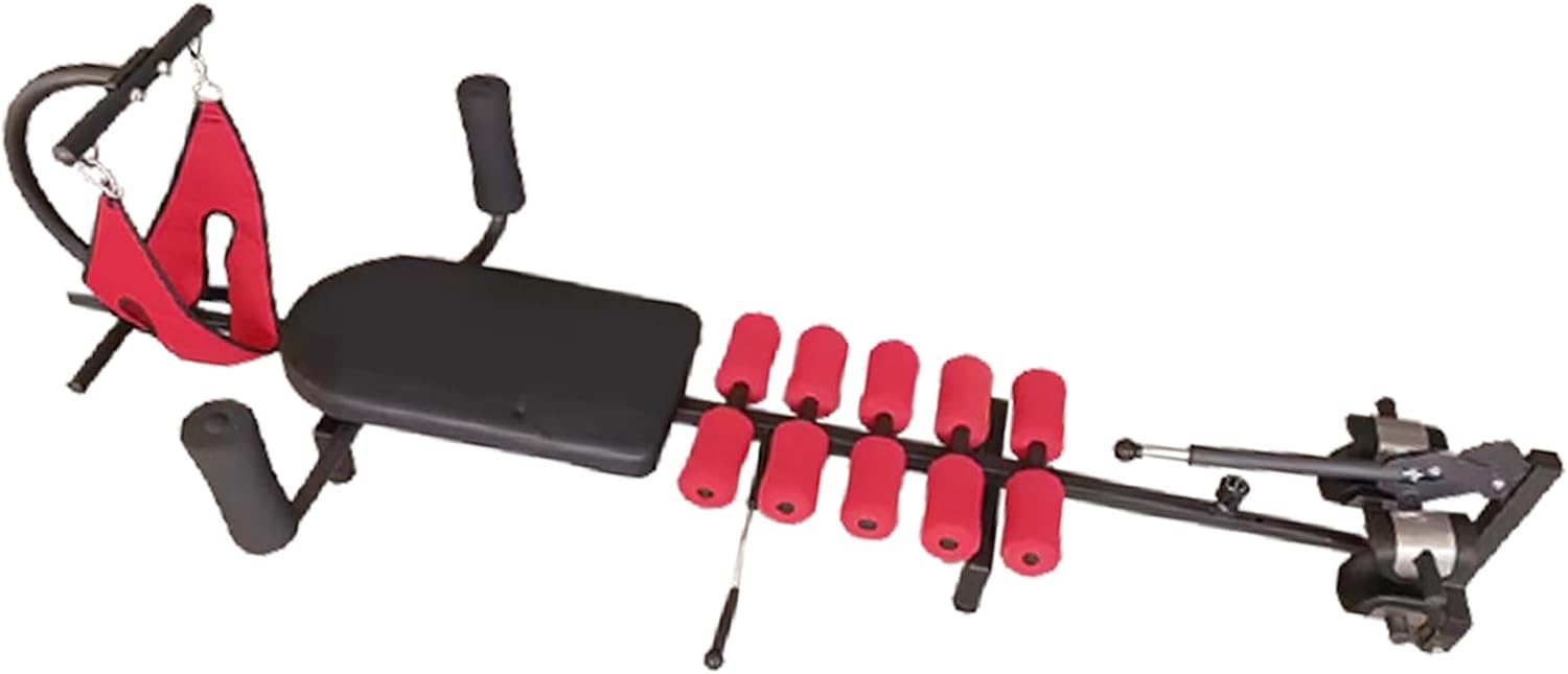 Lumbar Bench Pro Lumbar Decompression Table with Cervical Traction for Full-Body Stretch

