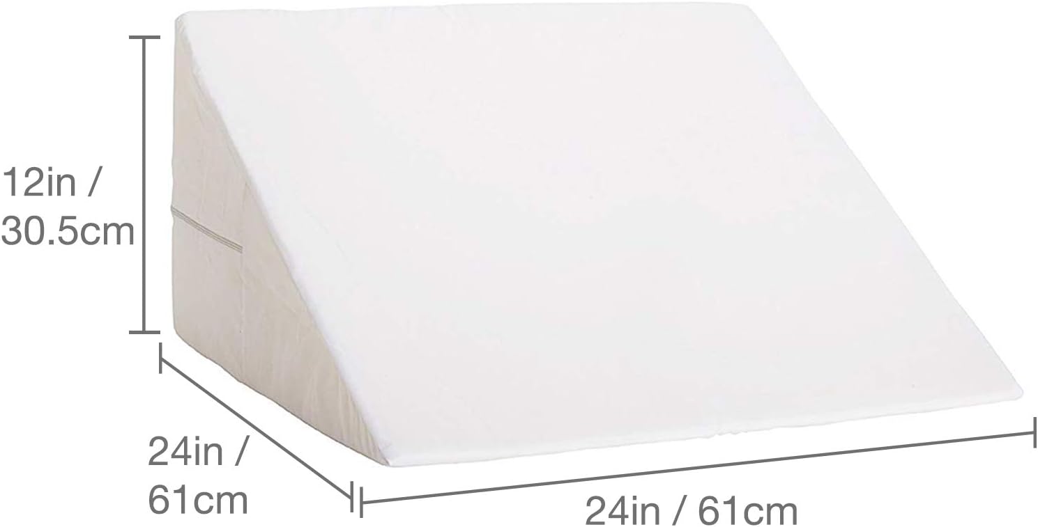 DMI Foam Bed Wedge Pillow and Triangle Wedge for Head, Neck and Leg Elevation

