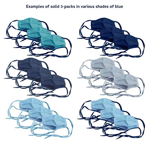 Adjustable Fabric Face Cover with Ties

