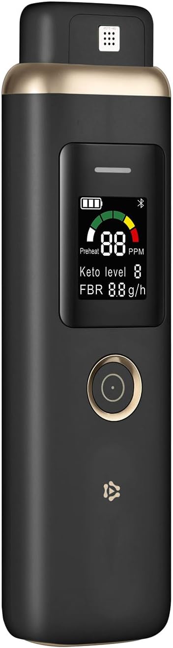 Ketone Breath Analyzer & Ketosis Meter, Portable Acetone Breath Tester

