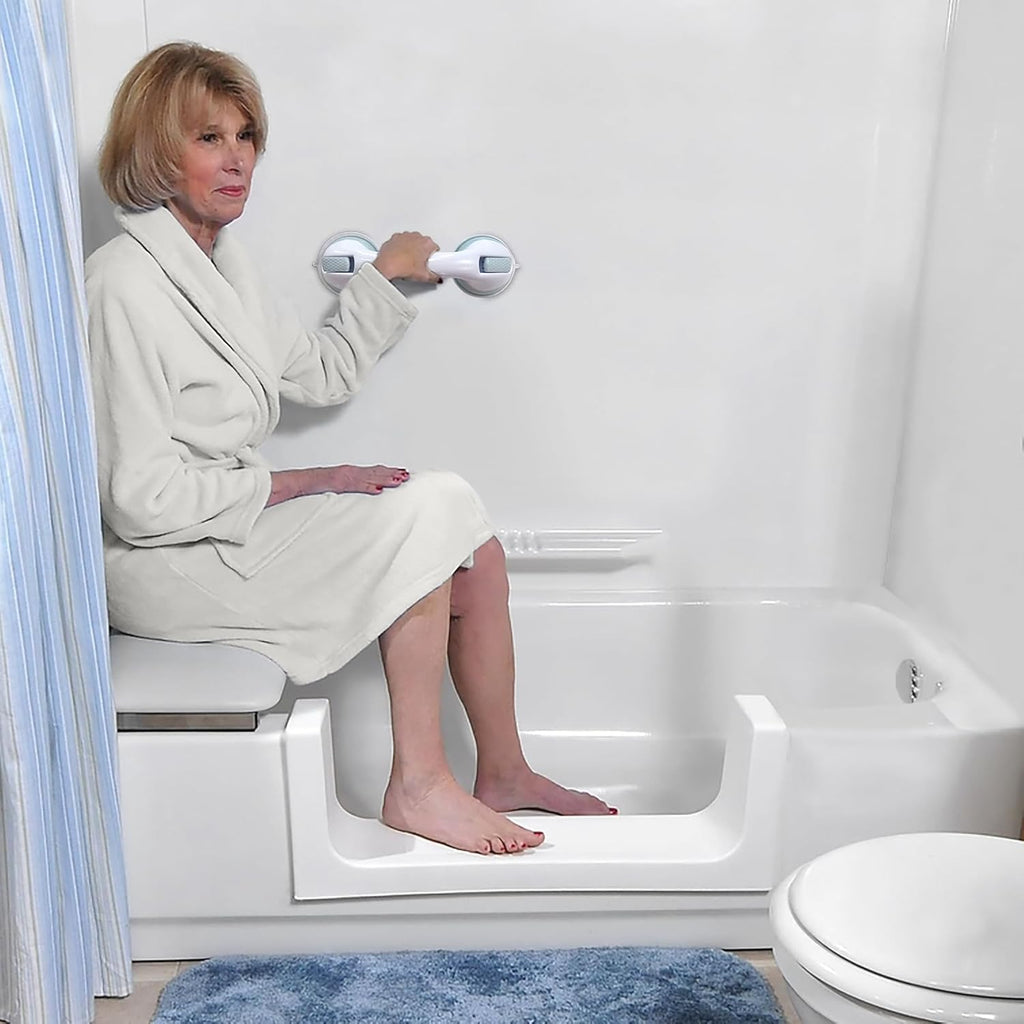 AirTight Grab Bar for Shower, ADA Compliant Suction Safety Handle for Seniors

